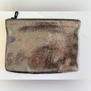 Target x Neiman Marcus Marc Jacobs Metallic Bronze Cosmetic Bag